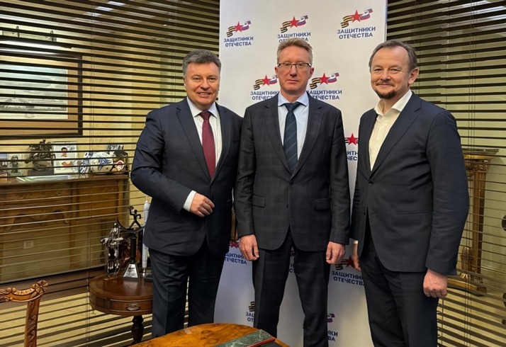 Встреча с заместителем Председателя фонда «Защитники Отечества» С.В. Вылегжаниным