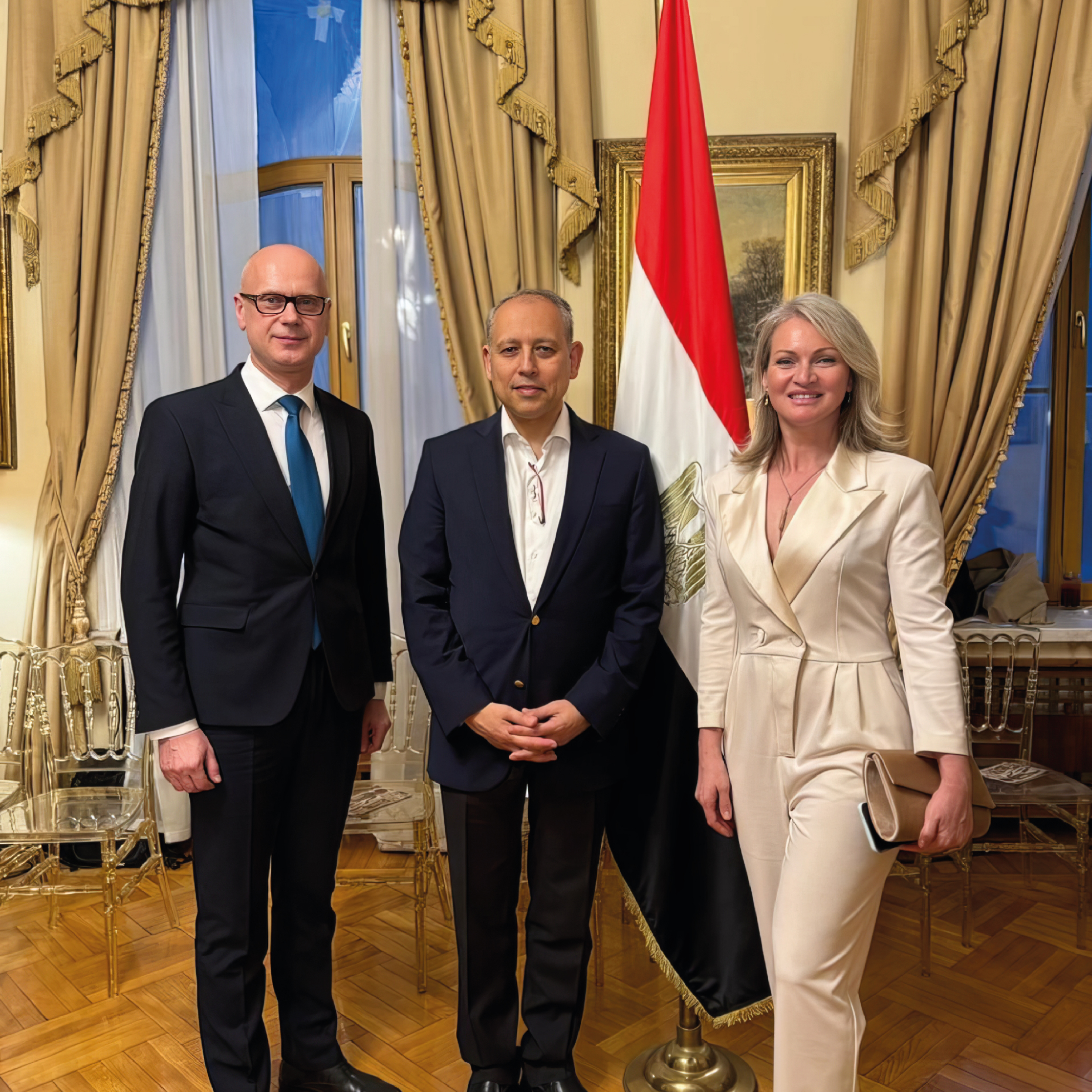 Благотворительный ужин в посольстве Египта